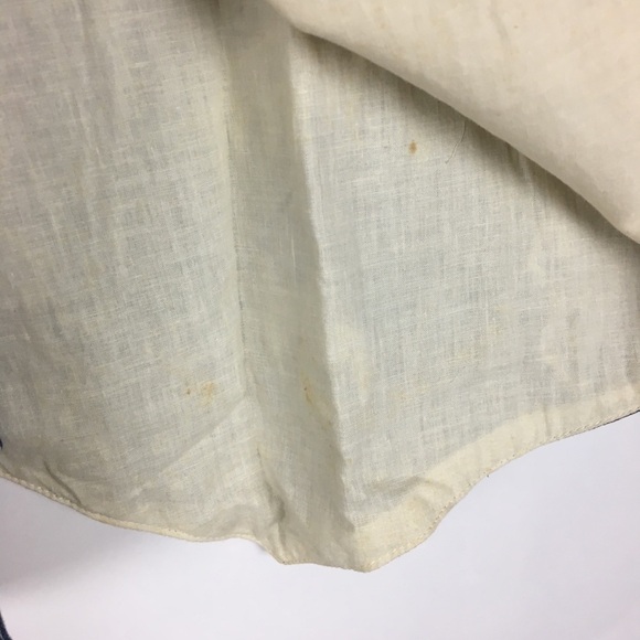 VINTAGE Vest Linen Oversized Boho Southwestern Agapo Collection Aztec Tribal 90s - Picture 5 of 9